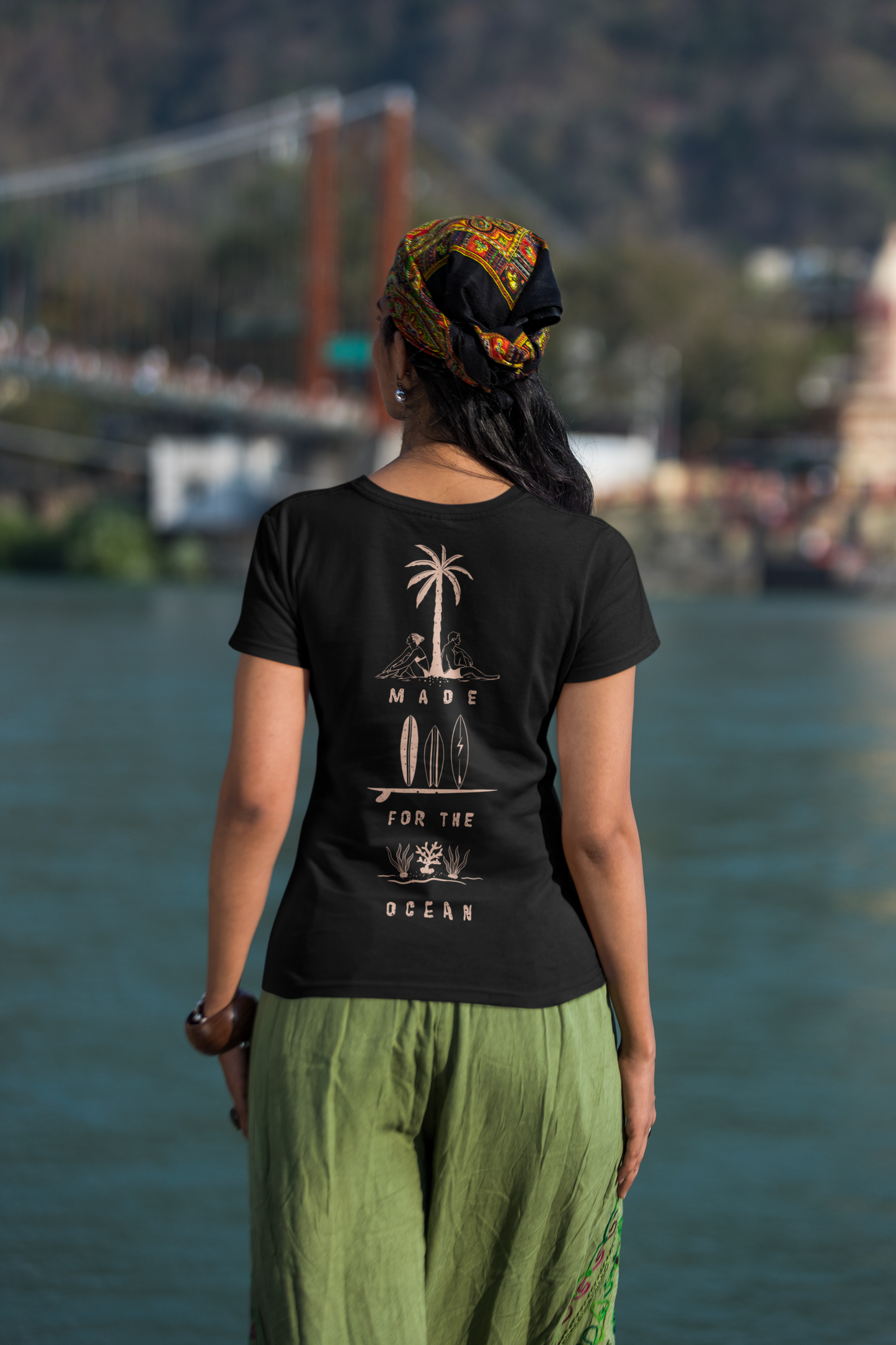 Made for the Ocean Organic Shirt backprint